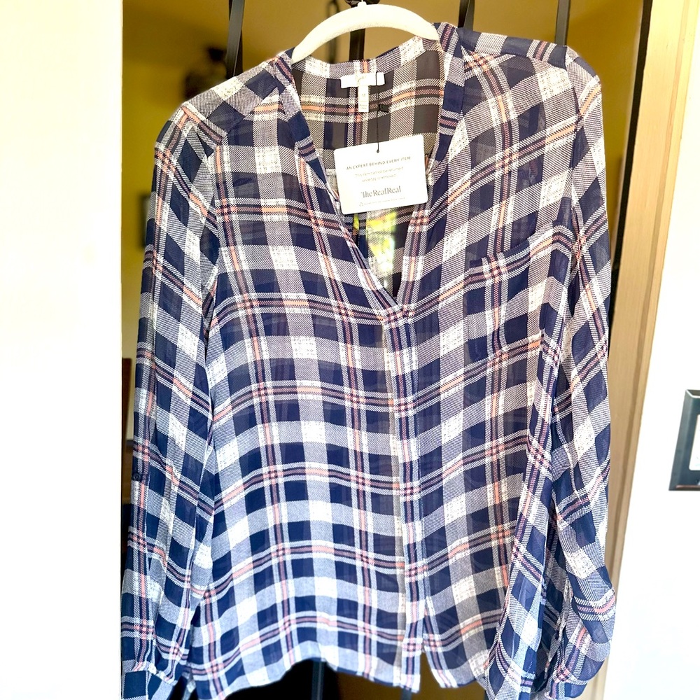 Joie transparent button down
